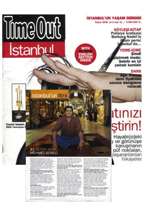 Dhoku rugs featured in Time Out Istanbul highlighting local design and culture