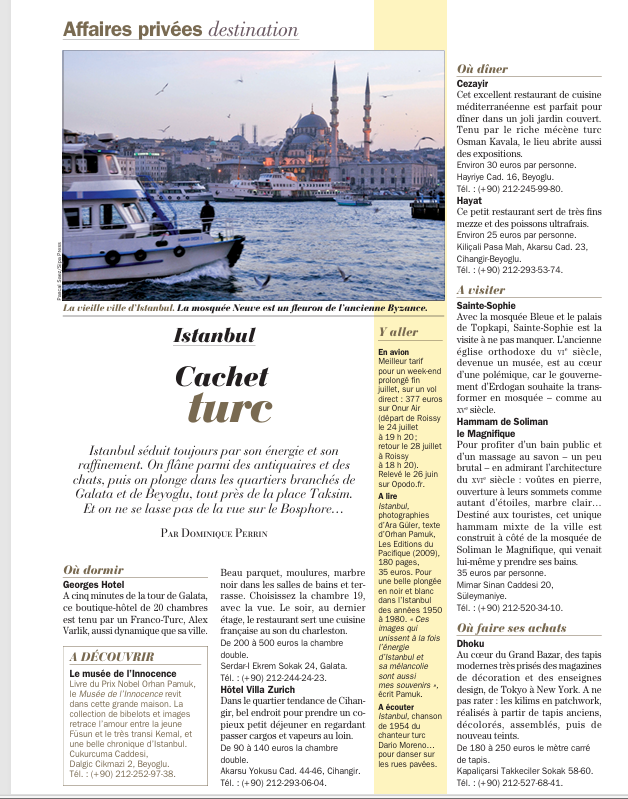 Dhoku rugs featured in travel editorial showcasing Istanbul lifestyle and interiors