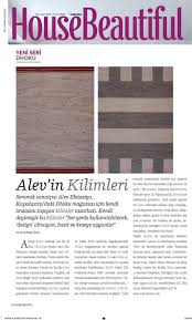 rugs featured in House Beautiful magazine interior design article