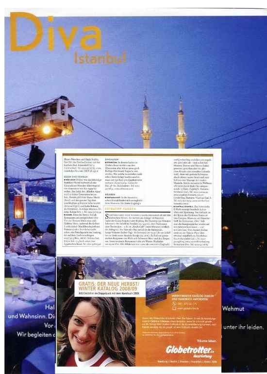 Dhoku rugs featured in Diva Istanbul magazine showcasing lifestyle and interior design